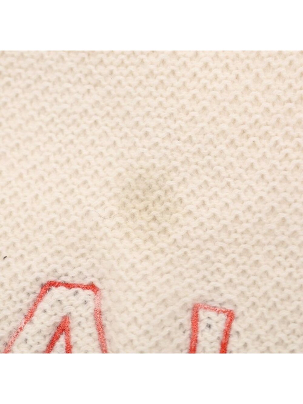 Chanel Logo Scarf White Cashmere - Picture 4 of 6